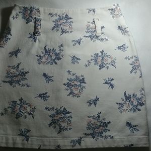 Vintage FILATI floral mini skirt